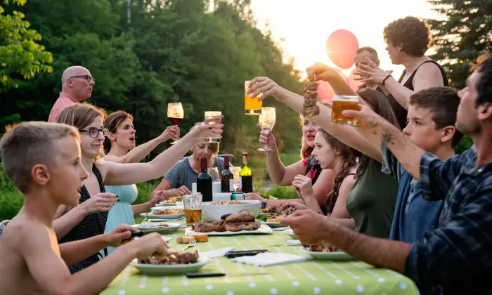 Summer activities in a clean home