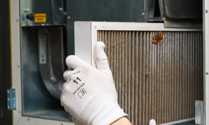 Replacing an HVAC Filter